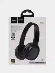 Черный беспроводные полноразмерные наушники Hoco W46, Bluetooth, AUX, с микрофоном