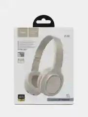 Коричневый беспроводные полноразмерные наушники Hoco W46, Bluetooth, AUX, с микрофоном