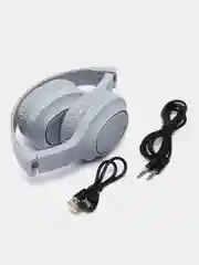 Небесно-голубой беспроводные полноразмерные наушники Hoco W46, Bluetooth, AUX, с микрофоном