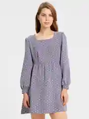 Серый платье женское