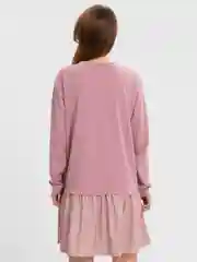 Коралловый меланж платье женское