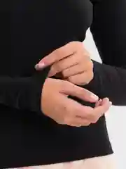 Хром укороченный лонгслив с длинным рукавом