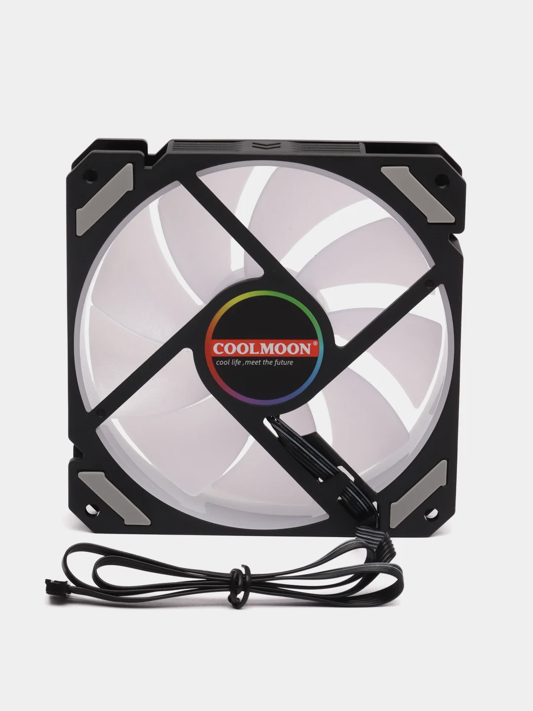 Аметистовый coolmoon ARGB вентиляторы для ПК, с подсветкой