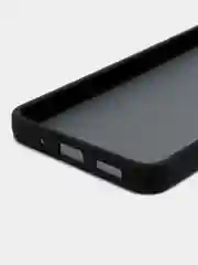 Угольный чехол матовый для Xiaomi Redmi 12C, пластиковый, полупрозрачный, с глянцевой рамкой