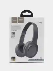 Коричневый беспроводные полноразмерные наушники Hoco W46, Bluetooth, AUX, с микрофоном
