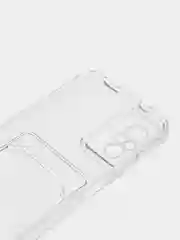 Марсала чехол для Xiaomi Redmi Note 10 / Redmi Note 10S / Poco M5s прозрачный с карманом для карты
