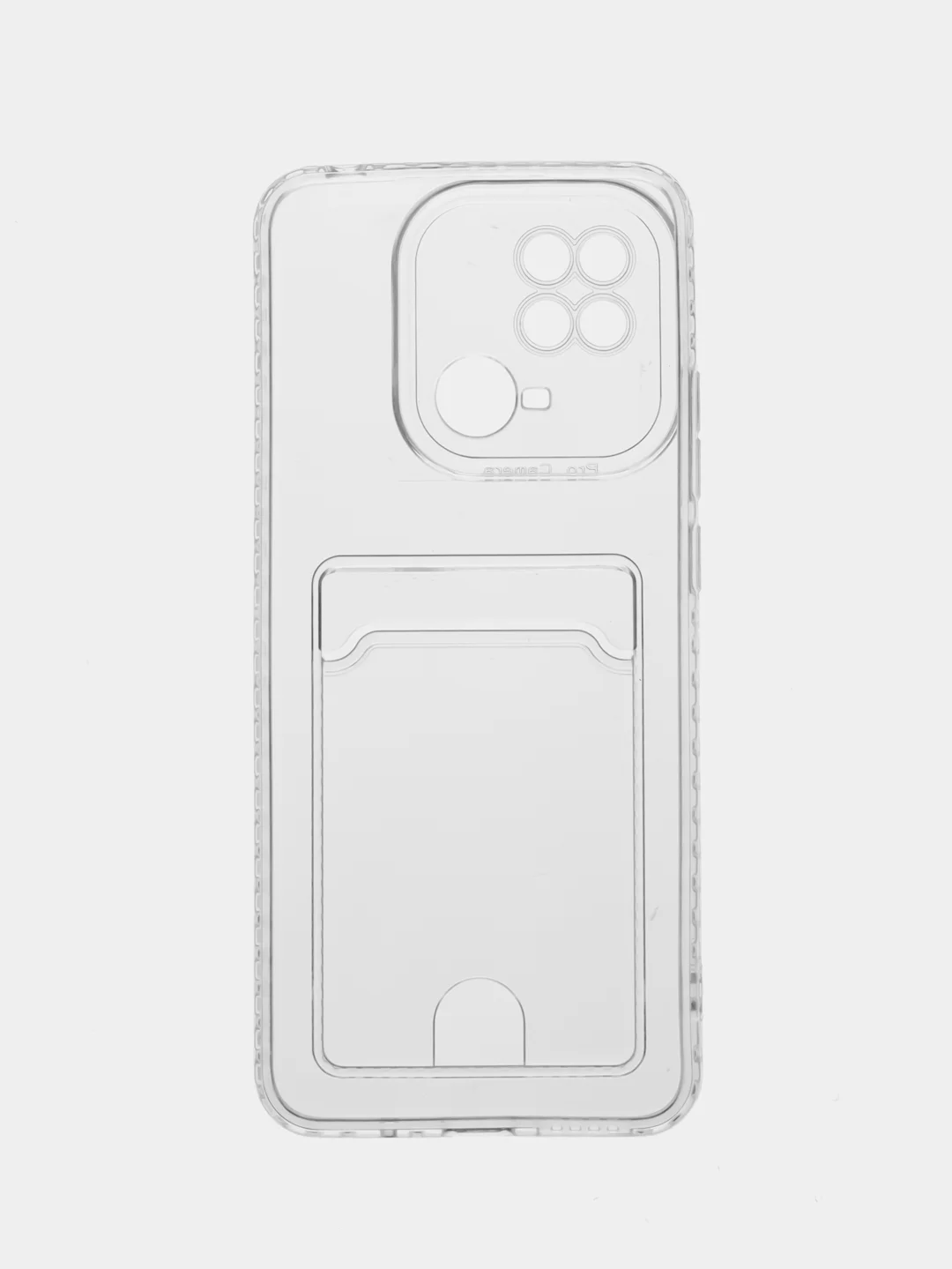Марсала чехол для Xiaomi Redmi 10C / Poco C40, Сяоми Редми 10С, прозрачный, с карманом для карты