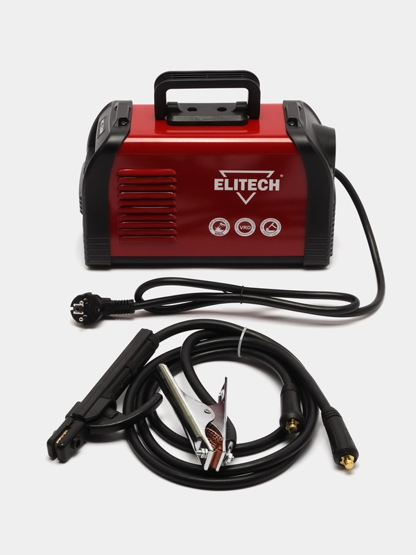 Сварочный инвертор аппарат ELITECH ИС 220 М, 140-250В, 7,9 кВт, 20-220А, LCD-дисплей