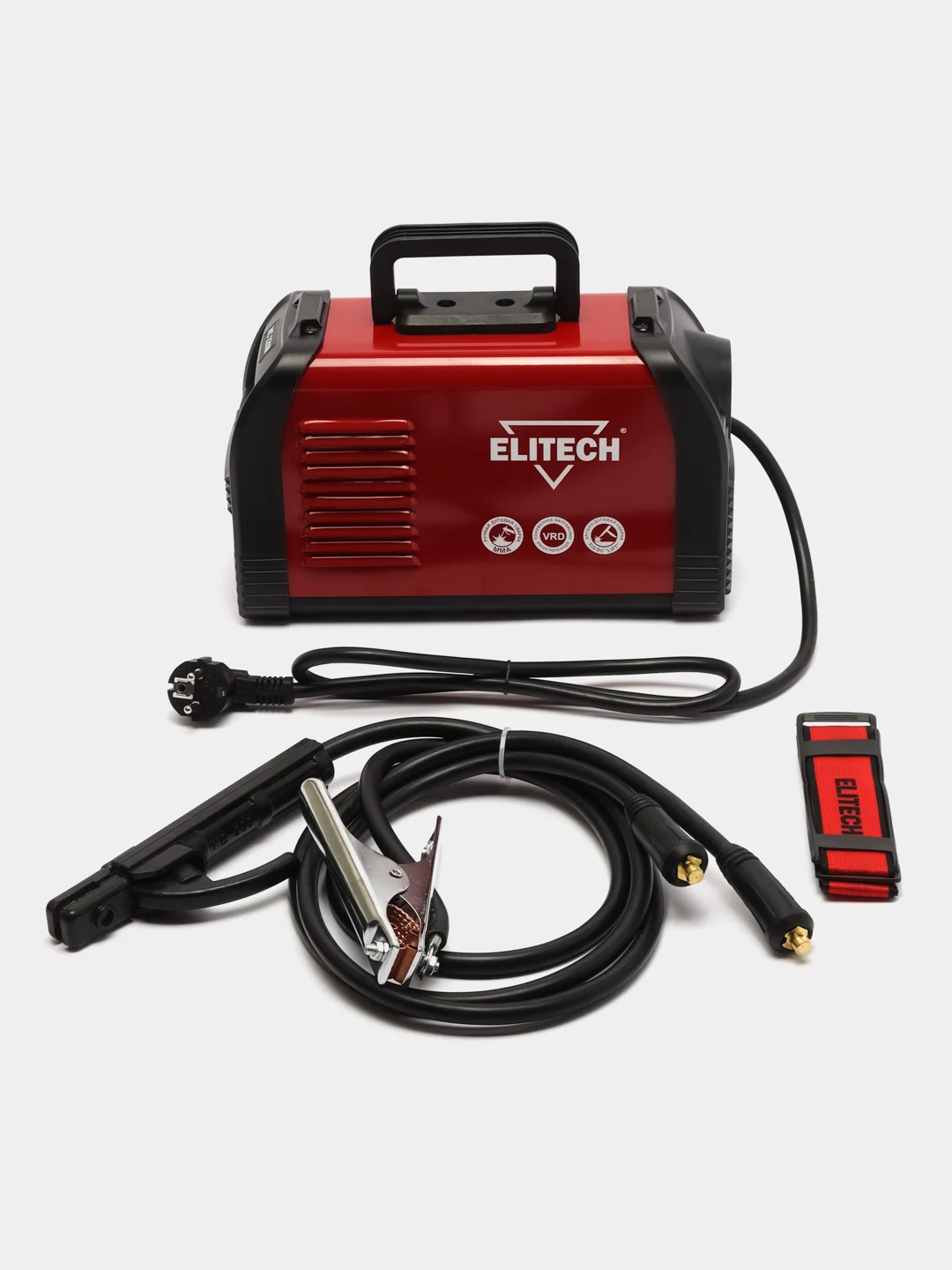 Сварочный инвертор аппарат ELITECH ИС 220 М, 140-250В, 7,9 кВт, 20-220А, LCD-дисплей