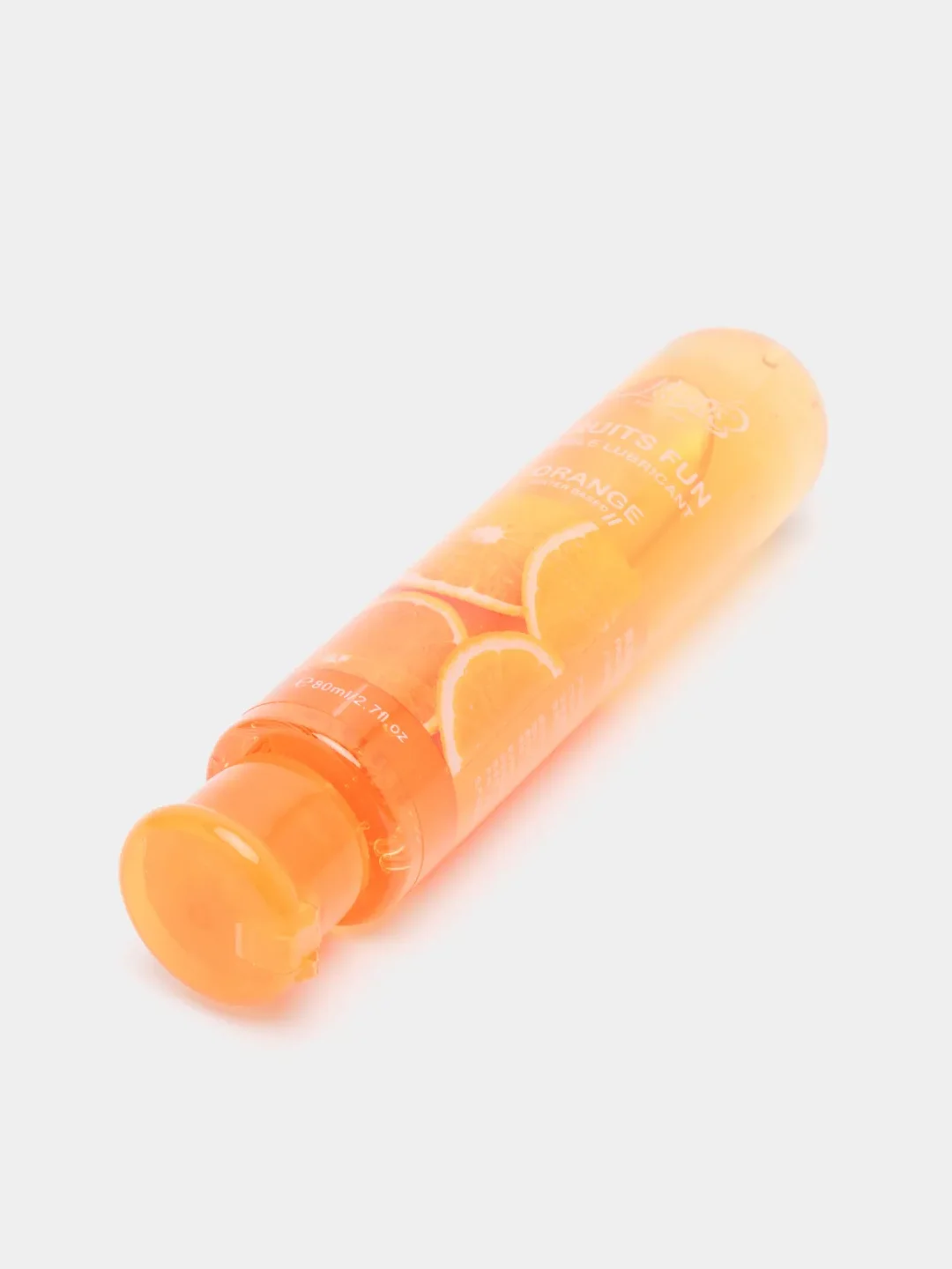 Оранжевый съедобная гель-смазка Fruits Fun, на водной основе, для орального секса, 80 мл