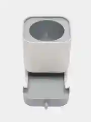 Белый силиконовый гибкий ершик для унитаза, напольный