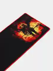 Желтый коврик для мыши Defender Warrior Black Ultra большой