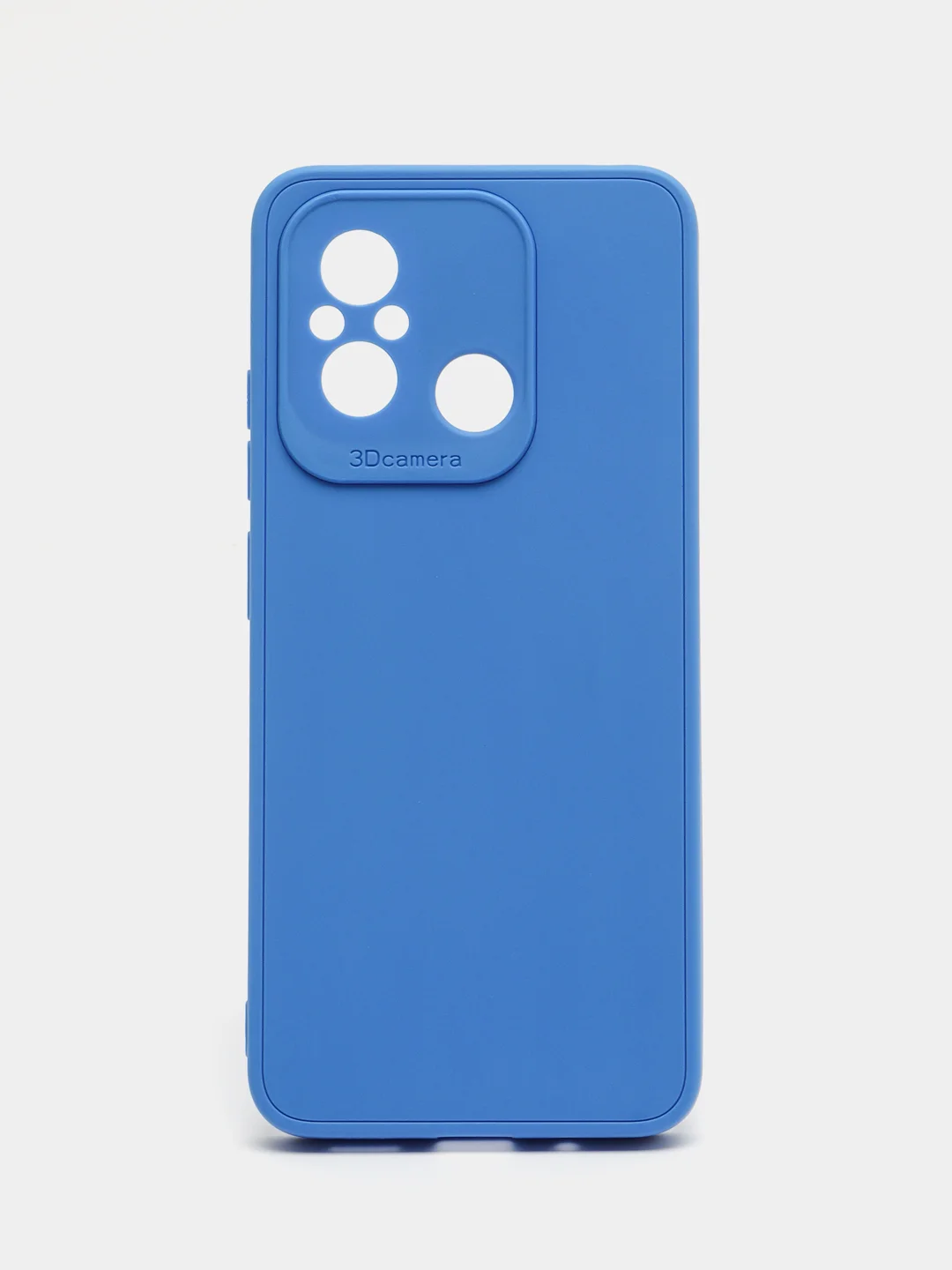 Синий чехол для Xiaomi Redmi 12C (Сяоми Редми 12С), силиконовый, матовый