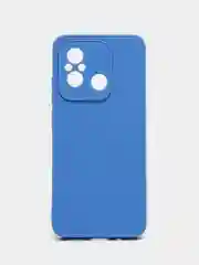 Синий чехол для Xiaomi Redmi 12C (Сяоми Редми 12С), силиконовый, матовый