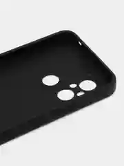 Черный чехол для Xiaomi Redmi 12C (Сяоми Редми 12С), силиконовый, матовый