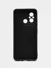 Черный чехол для Xiaomi Redmi 12C (Сяоми Редми 12С), силиконовый, матовый