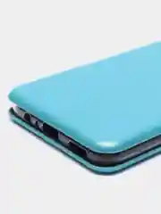 Голубой чехол-книжка для Huawei Honor X7A (Хуавей Хонор Х7A)