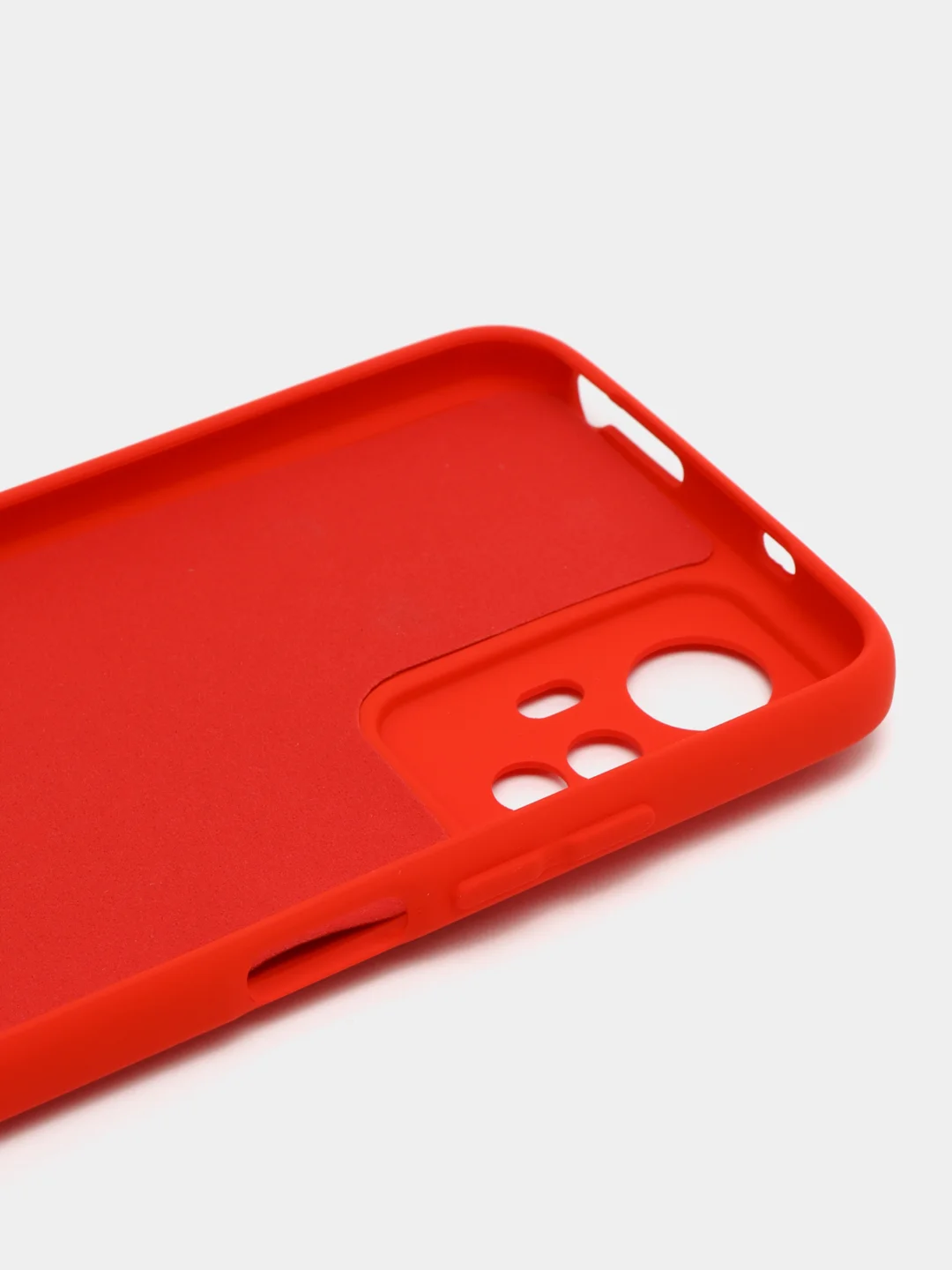 Красный чехол для Redmi Note 12S, Редми Нот 12С, силиконовый Silicone Cover