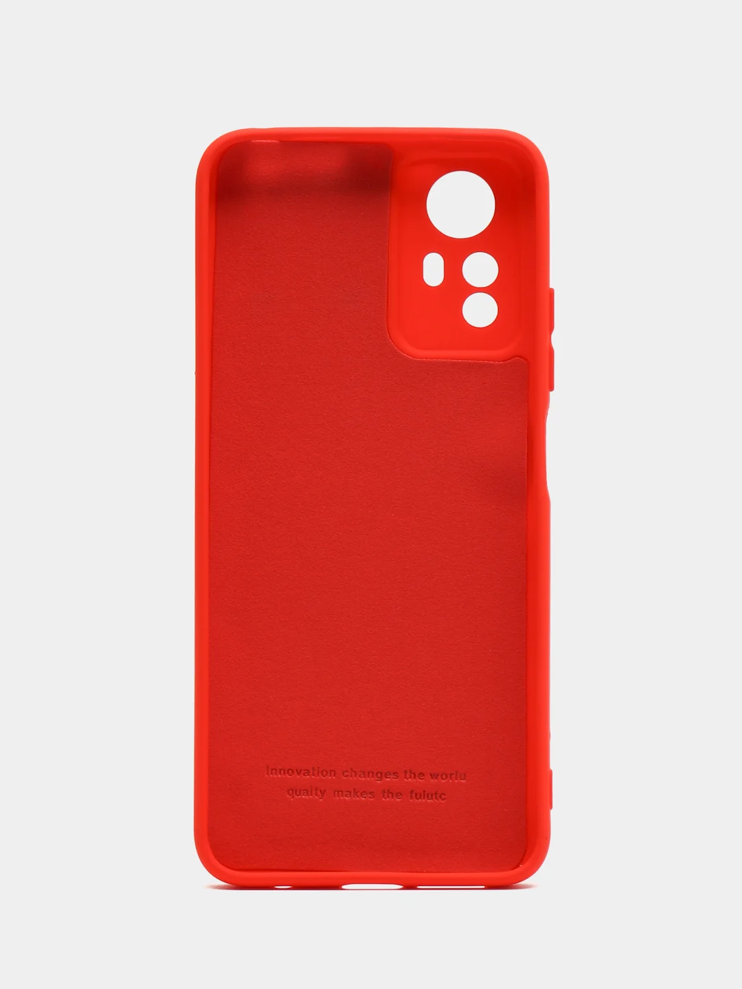 Красный чехол для Redmi Note 12S, Редми Нот 12С, силиконовый Silicone Cover