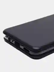 Темно-синий чехол-книжка для Huawei Honor X7A (Хуавей Хонор Х7A)