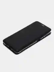 Темно-синий чехол-книжка для Huawei Honor X7A (Хуавей Хонор Х7A)