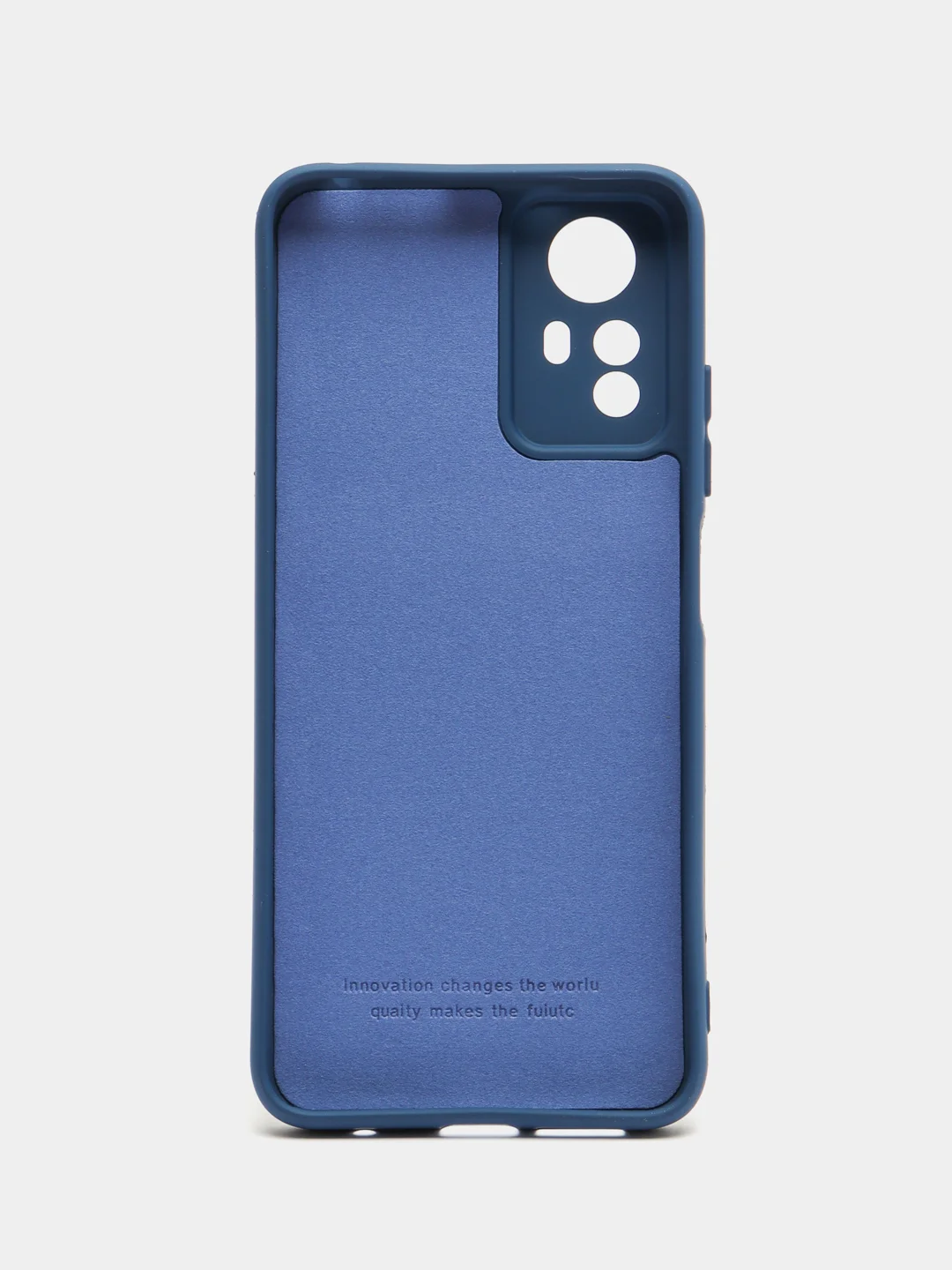 Темно-синий чехол для Redmi Note 12S, Редми Нот 12С, силиконовый Silicone Cover