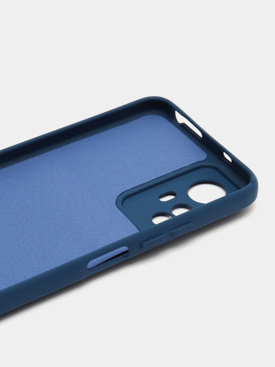 Темно-синий чехол для Redmi Note 12S, Редми Нот 12С, силиконовый Silicone Cover