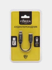 470094 FORZA аудио-переходник Type-C - mini Jack 3,5 мм, блистер