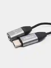 470094 FORZA аудио-переходник Type-C - mini Jack 3,5 мм, блистер