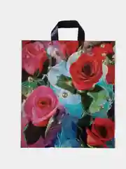 Бежевый меланж пакет подарочный, 39 x 43 см/Набор из 3 шт, 5шт/Пакет на каждый день
