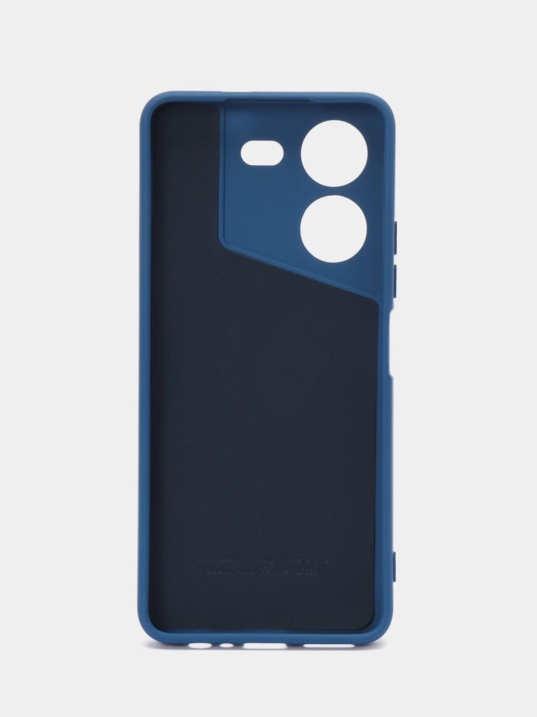 Темно-синий чехол для Tecno Pova 5, Техно Пова 5, силиконовый Silicone Cover