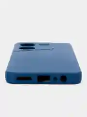Темно-синий чехол для Tecno Pova 5, Техно Пова 5, силиконовый Silicone Cover
