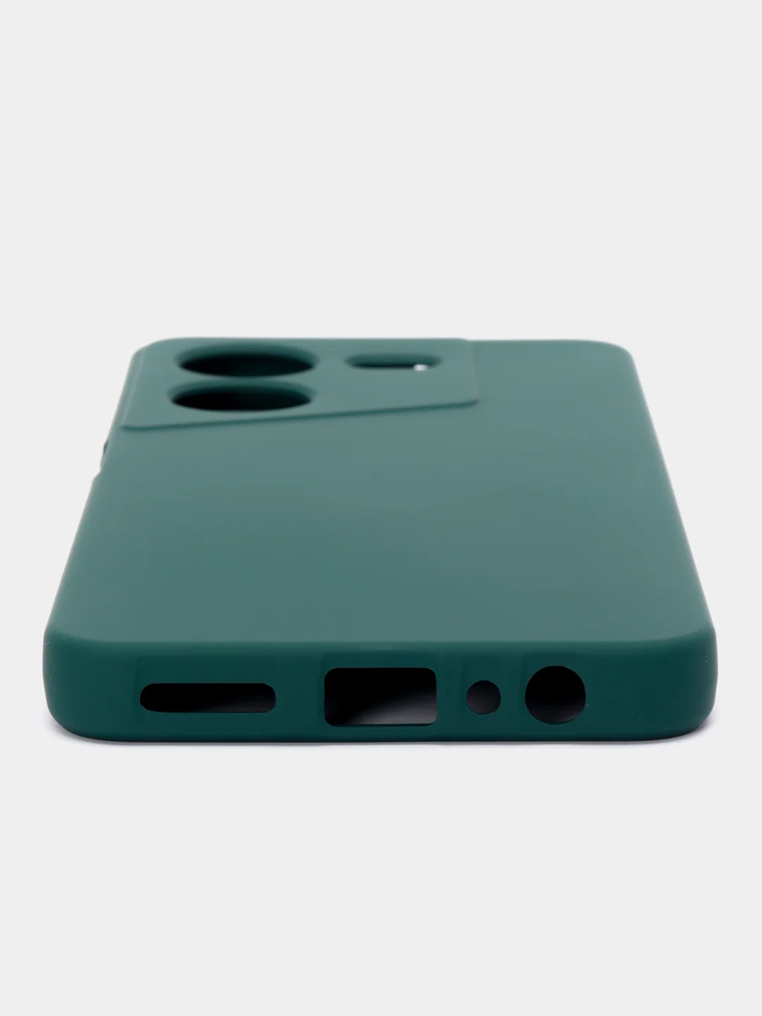 Тёмно-зелёный чехол для Tecno Pova 5, Техно Пова 5, силиконовый Silicone Cover