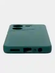Тёмно-зелёный чехол для Tecno Pova 5, Техно Пова 5, силиконовый Silicone Cover
