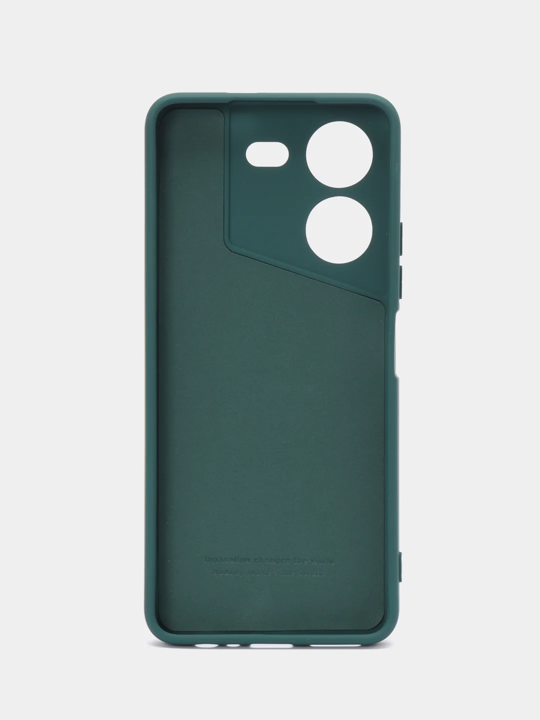 Тёмно-зелёный чехол для Tecno Pova 5, Техно Пова 5, силиконовый Silicone Cover