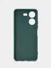 Тёмно-зелёный чехол для Tecno Pova 5, Техно Пова 5, силиконовый Silicone Cover