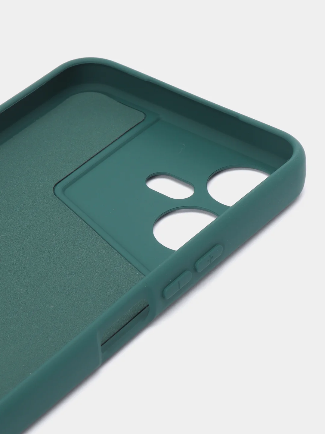 Тёмно-зелёный чехол для Tecno Pova Neo 3 / Техно Пова Нео 3, силиконовый Silicone Cover