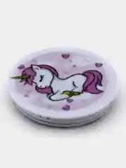 Бежевый меланж держатель для телефона PopSocket (попсокет) с рисунками