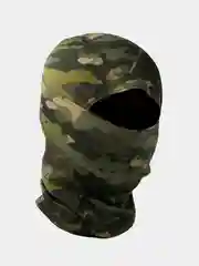 Зеленый балаклава камуфлированная, тактическая