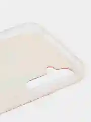 Пудровый чехол для Samsung Galaxy A34 / Самсунг Галакси А34, силиконовый, с рисунком