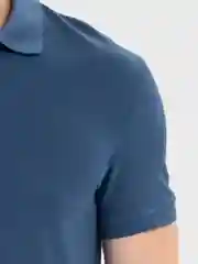 Синий поло мужское, футболка поло