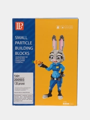 Конструктор 3D из мини-блоков "Джуди Хоппс в форме. Зверополис", 1250 деталей