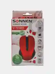 Мышь, мышка беспроводная для компьютера и ноутбука Sonnen, 4 кнопки, оптическая, 513516