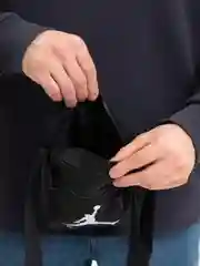 Серебряный сумка мужская, для студента, школы,сумка через плечо
