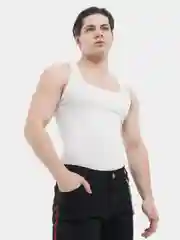 Белый майка мужская