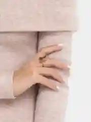 Серебряный кольцо бабочка