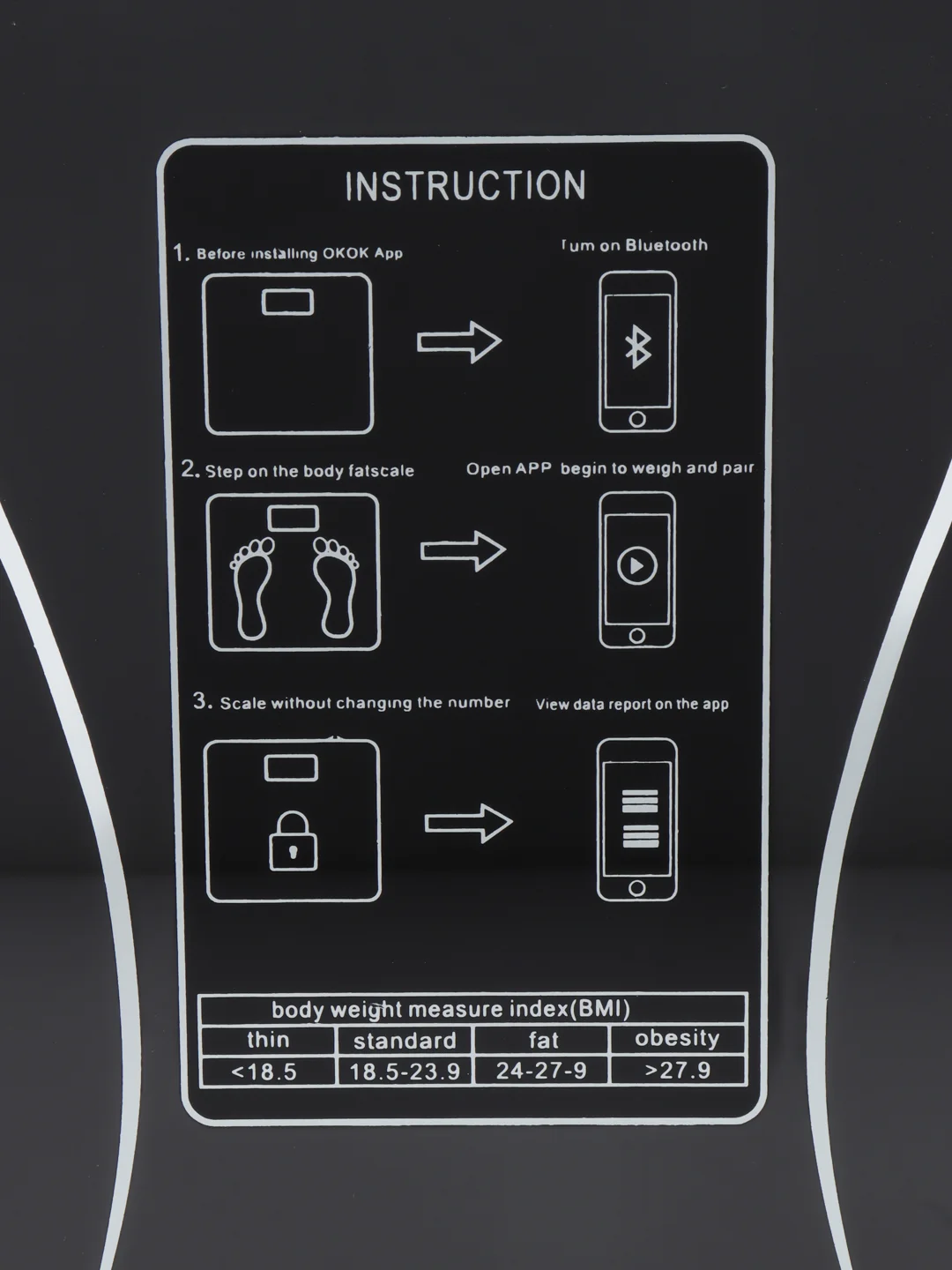 Напольные весы Bluetooth Bathroom scale