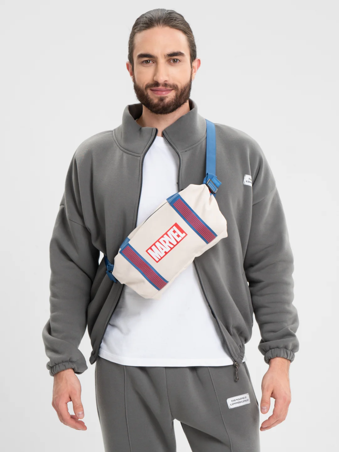 Бежевый сумка Xiaomi 90 Points Ninetygo Marvel Casual Crossbody Chest Bag