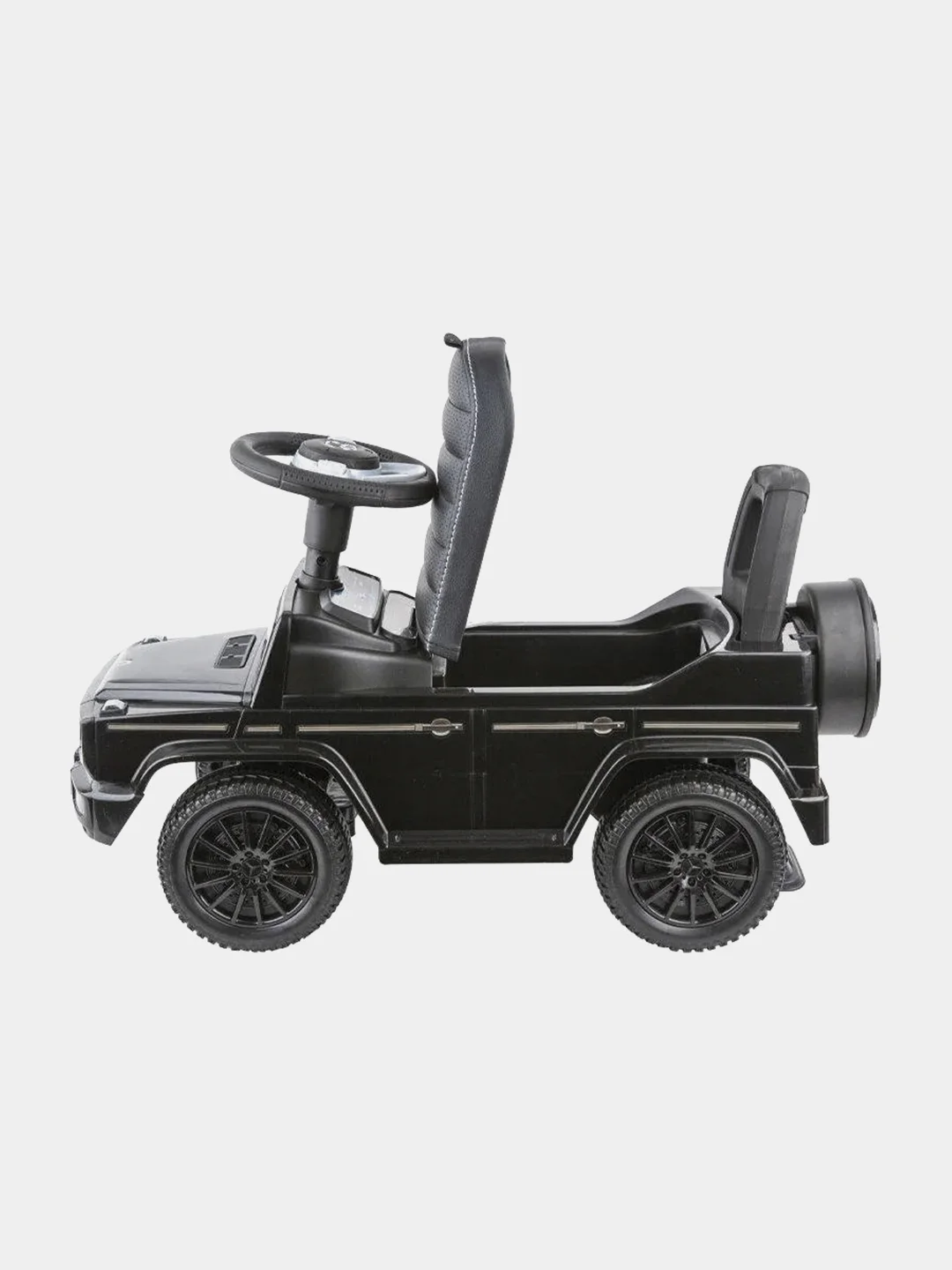 Каталка детская MERCEDES ДЖИП, кожаное сиденье, звук