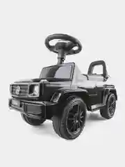 Каталка детская MERCEDES ДЖИП, кожаное сиденье, звук